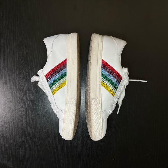 Marc Jacobs Empire Strass Lace Up Sneakers - Picture 10 of 14